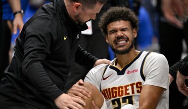 Nuggets, after losing another starter in Cameron Johnson, take on Timberwolves