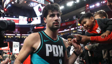 Deni Avdija and Sidy Cissoko Address Urgent Blazers Locker Room Question