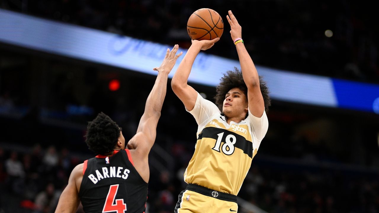 Keyshawn George scores 23 points and Wizards beat struggling Raptors 138-117