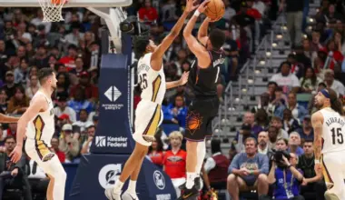 Booker’s late surge lifts Suns past Pelicans 115-108