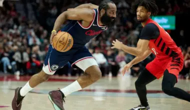 Harden, Lopez lead Clippers past Blazers 119-103