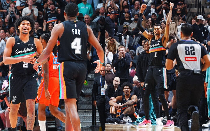 Dylan Harper, De'Aaron Fox, Victor Wembanyama