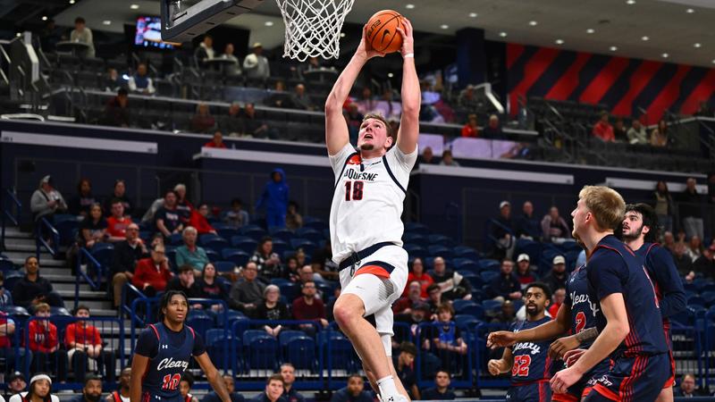 Dukes Burst Past Cougars in Non-Conference Finale