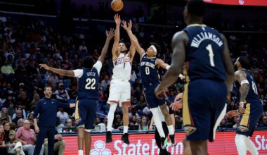 Booker leads Suns past Pelicans 123-114 after Alvarado and Williams exchange punches in testy game