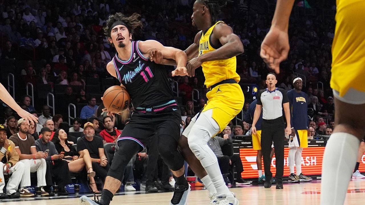 Heat run away in 4th quarter and beat Pacers 142-116 to hand Indiana its 8th straight loss