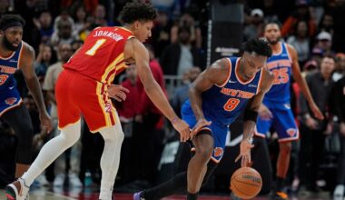Knicks edge Hawks as OG Anunoby dominates final 30 seconds