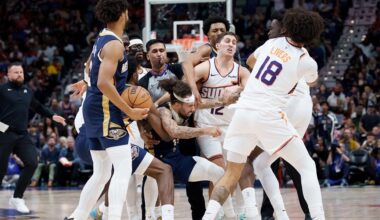 NBA news: Pelicans, Suns players brawl during game