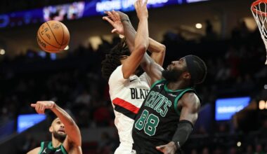 Sharpe scores 26 as Blazers beat Celtics 114-108