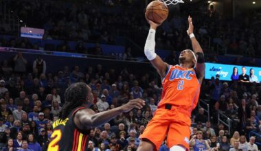 SGA scores 39 as Thunder win 140-129 to hand short-handed Hawks their 7th straight defeat