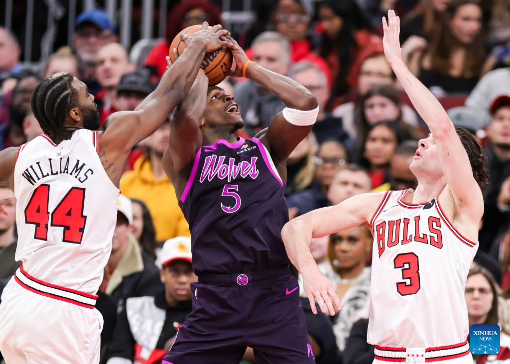 Minnesota Timberwolves vs. Chicago Bulls-Xinhua