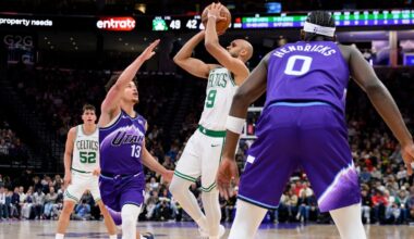 Derrick White has 27 points and 7 blocks to lead Celtics past Jazz 129-119