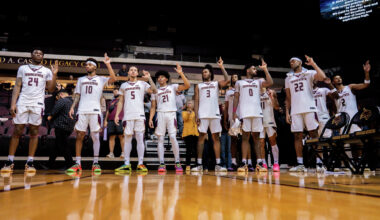 Troy defeats Texas State men's basketball behind hot shooting night