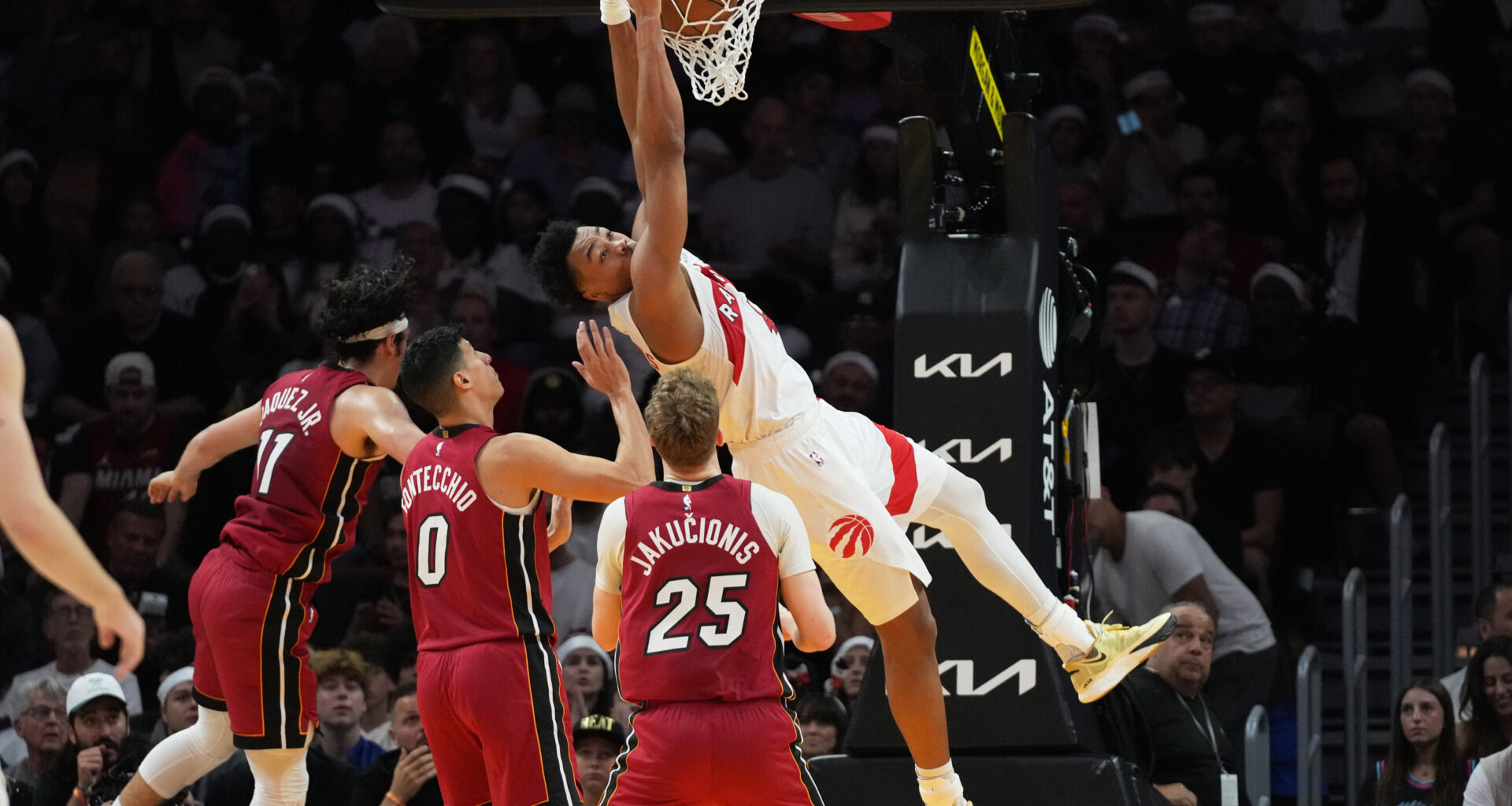 Barnes scores 27, Raptors ease past reeling Heat 112-91. It's Miami's 9th loss in an 11-game span
