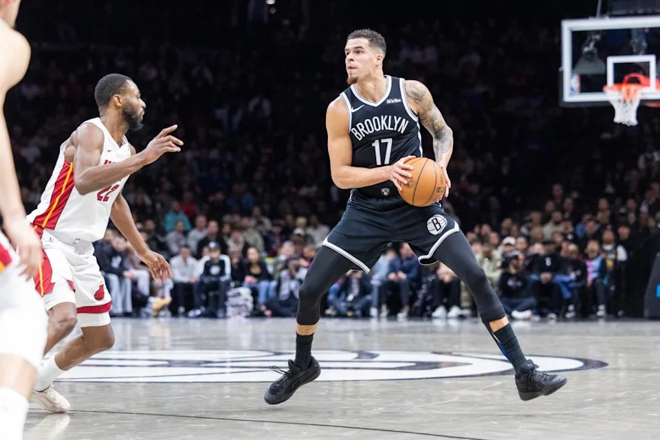 Michael Porter Jr. of the Brooklyn Nets looks for an opening during the first half at Barclays Center, Thursday, Dec. 18, 2025, in Brooklyn, NY. Corey Sipkin for the NY POST