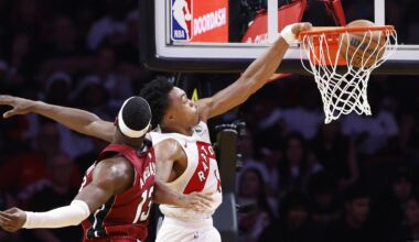 NBA: Scottie Barnes of the Toronto Raptors