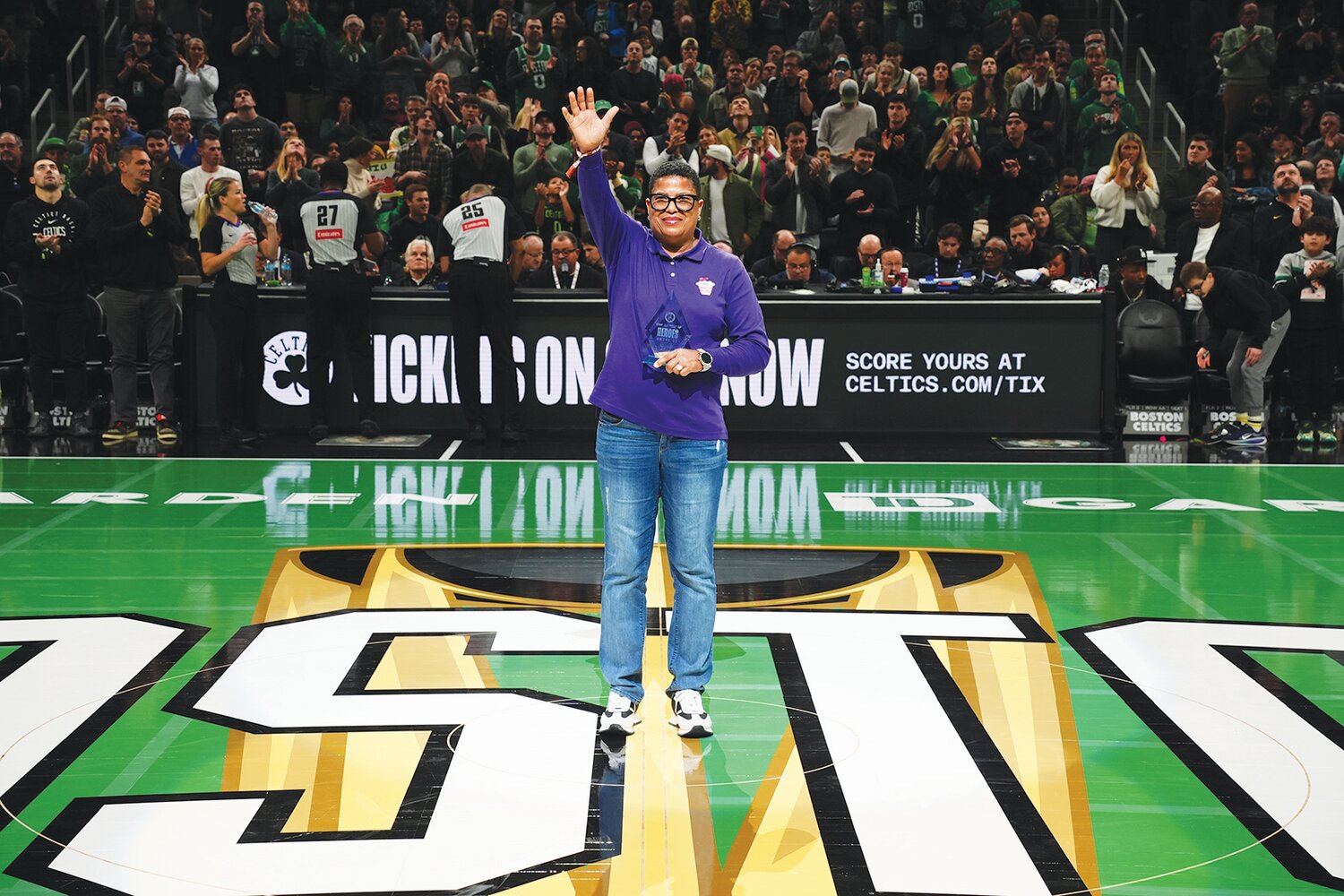 Celtics Foundation honors local business owner