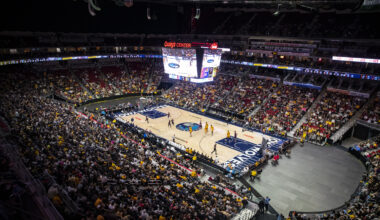 Iowa men's basketball stole the Des Moines crowd with a 94-39 lead over Bucknell