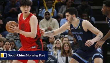 China’s Yang Hansen makes first NBA start for Portland Trail Blazers