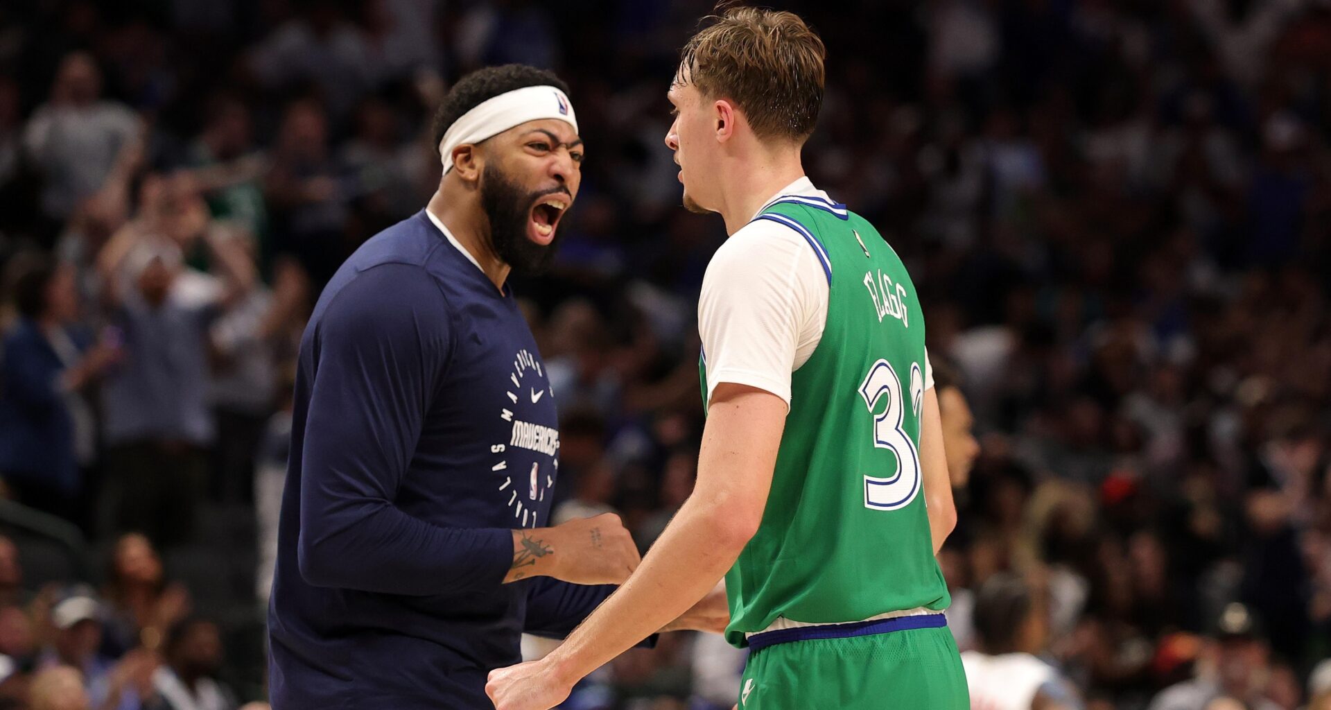 Cooper Flagg, Anthony Davis Pairing Excites Fans as Mavs Top Heat for 3rd Straight Win