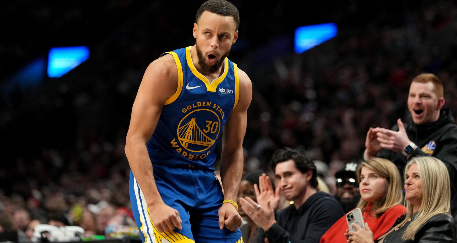 Steph Curry Rocks A'ja Wilson, Kobe Bryant, Brandon Roy Shoes to Warriors vs. Blazers