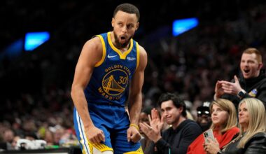 Steph Curry Rocks A'ja Wilson, Kobe Bryant, Brandon Roy Shoes to Warriors vs. Blazers