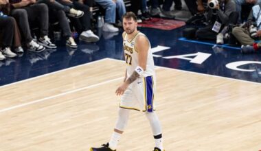 Luka Dončić day-to-day after early exit against Clippers