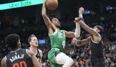 Celtics outpace Raptors to win fifth in a row