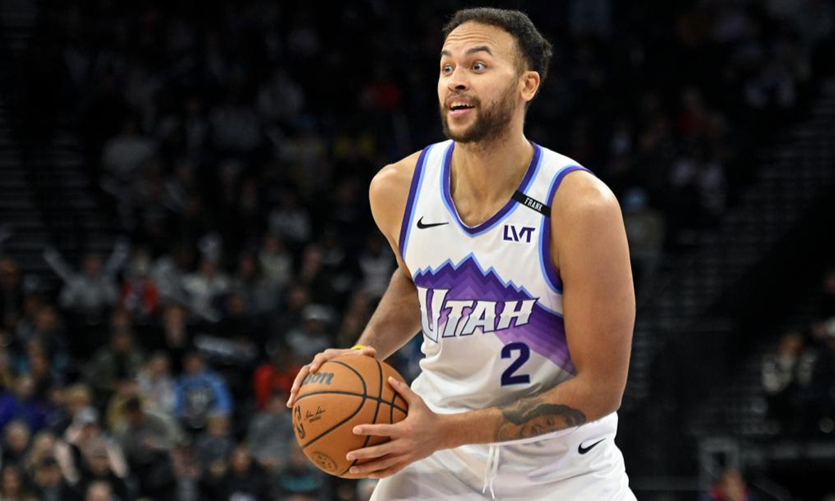 NBA Utah Jazz player Kyle Anderson (Li Kaier), the first naturalized player in the history of China