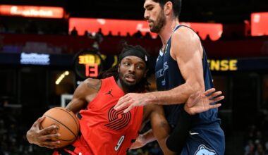 Santi Aldama, Memphis Grizzlies use big lead in first half to cruise to victory over Portland Trail Blazers