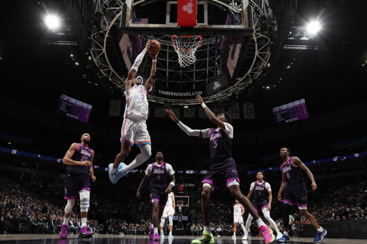 Champions Thunder suffer rare loss to Timberwolves