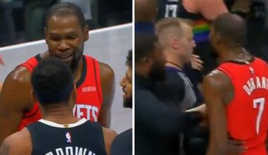 Kevin Durant fight with Bruce Brown, Houston Rockets v Denver Nuggets, Johnny Furphy career-high 18 points, Jock Landale, Memphis Grizzlies v Washington Wizards, scores, results, highlights, stats, latest news