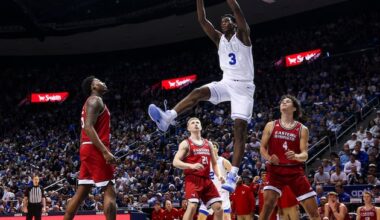 Social media reacts to AJ Dybantsa's first career triple-double – Deseret News