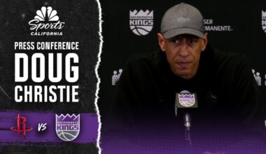 Doug Christie focused on defense before Kings-Rockets game – NBC Sports Bay Area & California