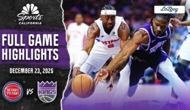 Watch full game highlights from Kings’ 136-127 loss to Pistons – NBC Sports Bay Area & California