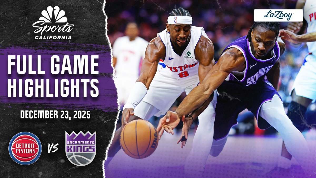 Watch full game highlights from Kings’ 136-127 loss to Pistons – NBC Sports Bay Area & California