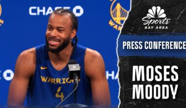 Moses Moody states Warriors have moved past bench altercation – NBC Sports Bay Area & California