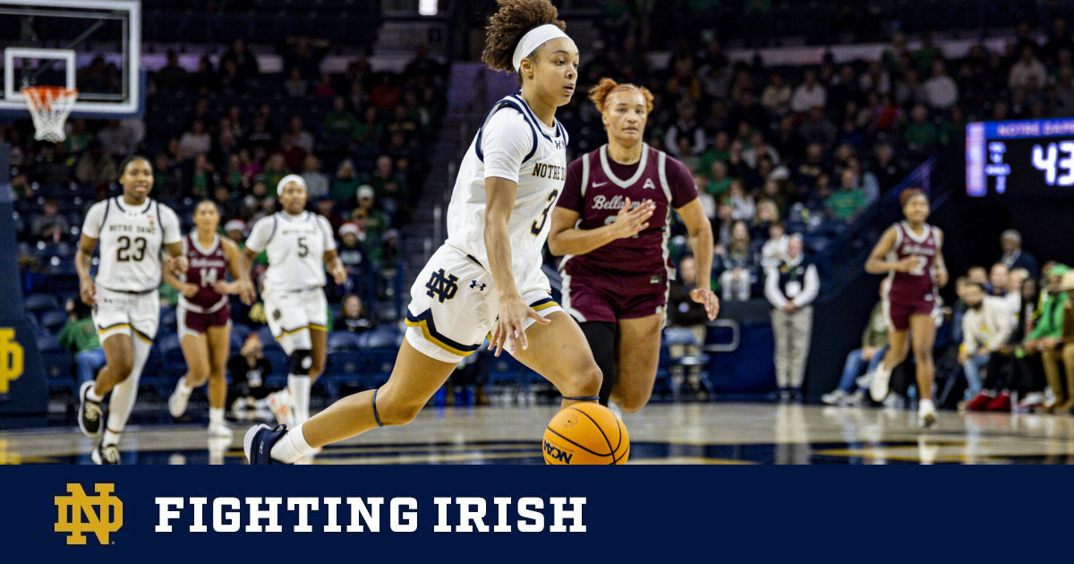 Hidalgo’s 30-Point Triple-Double Leads Irish Past Bellarmine – Notre Dame Fighting Irish – Official Athletics Website