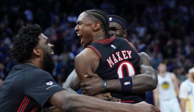 Tyrese Maxey's 'amazing' block seals Philadelphia 76ers' win over Golden State Warriors
