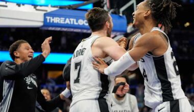 Kornet blocks Wagner’s last-second layup as Spurs hold off Magic, 114-112