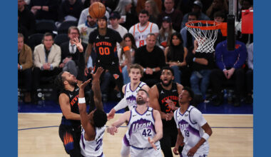 Knicks jump out to a 23-0 lead over the Jazz, largest in the NBA since detailed play-by-play began