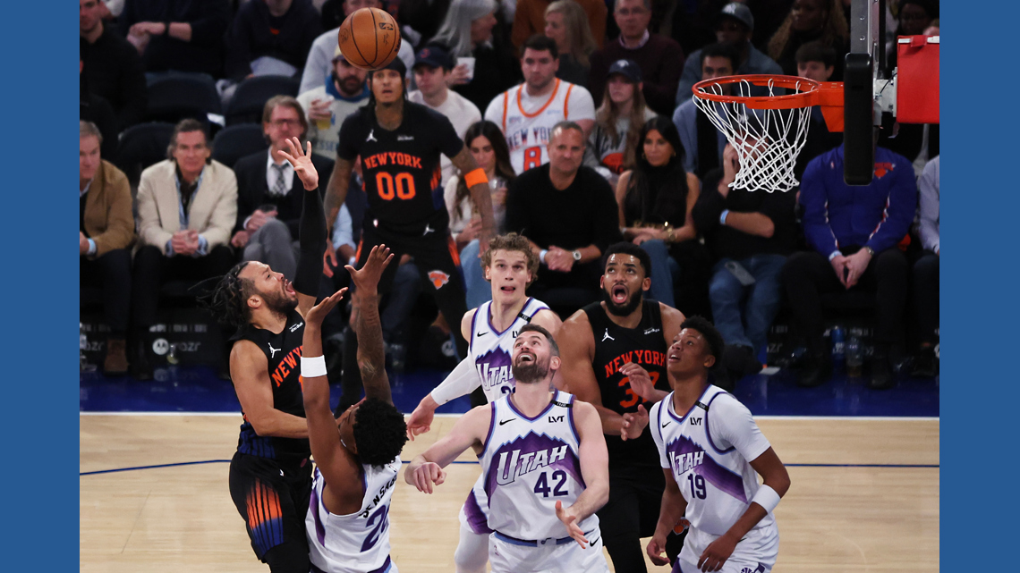 Knicks jump out to a 23-0 lead over the Jazz, largest in the NBA since detailed play-by-play began