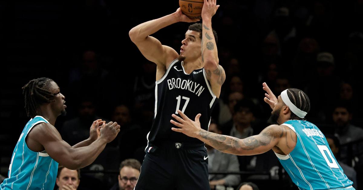 Porter scores 35 points as the Nets beat the Hornets 116-103 |