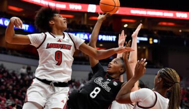 No. 3 South Carolina women outlast No. 22 Louisville 79-77 in ACC/SEC Challenge | Basketball
