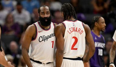 Harden and Leonard left stunned by Chris Paul’s abrupt split from the Clippers