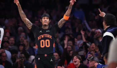 Knicks jump out to a 23-0 lead and rout the Jazz 146-112 |