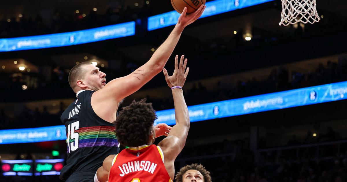 Jokic scores 39 points as Nuggets use big fourth quarter to rally for 134-133 win over Hawks |