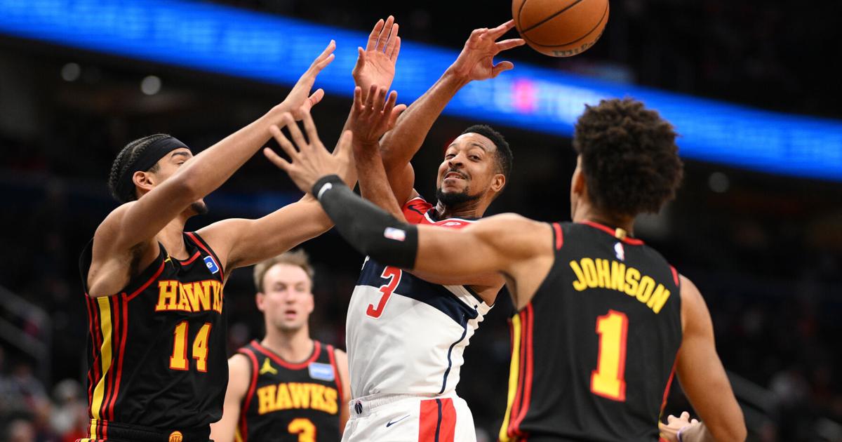 Jalen Johnson has 2nd triple-double in 2 nights to lead the Hawks past the Wizards, 131-116 |