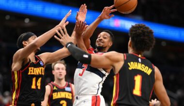 Jalen Johnson has 2nd triple-double in 2 nights to lead the Hawks past the Wizards, 131-116 | National