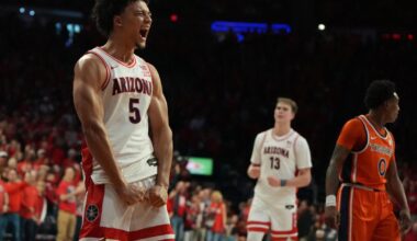 Arizona takes No. 1 in AP Top 25 men's basketball poll, Iowa State up to No. 4, Gonzaga into top 10 | National Sports