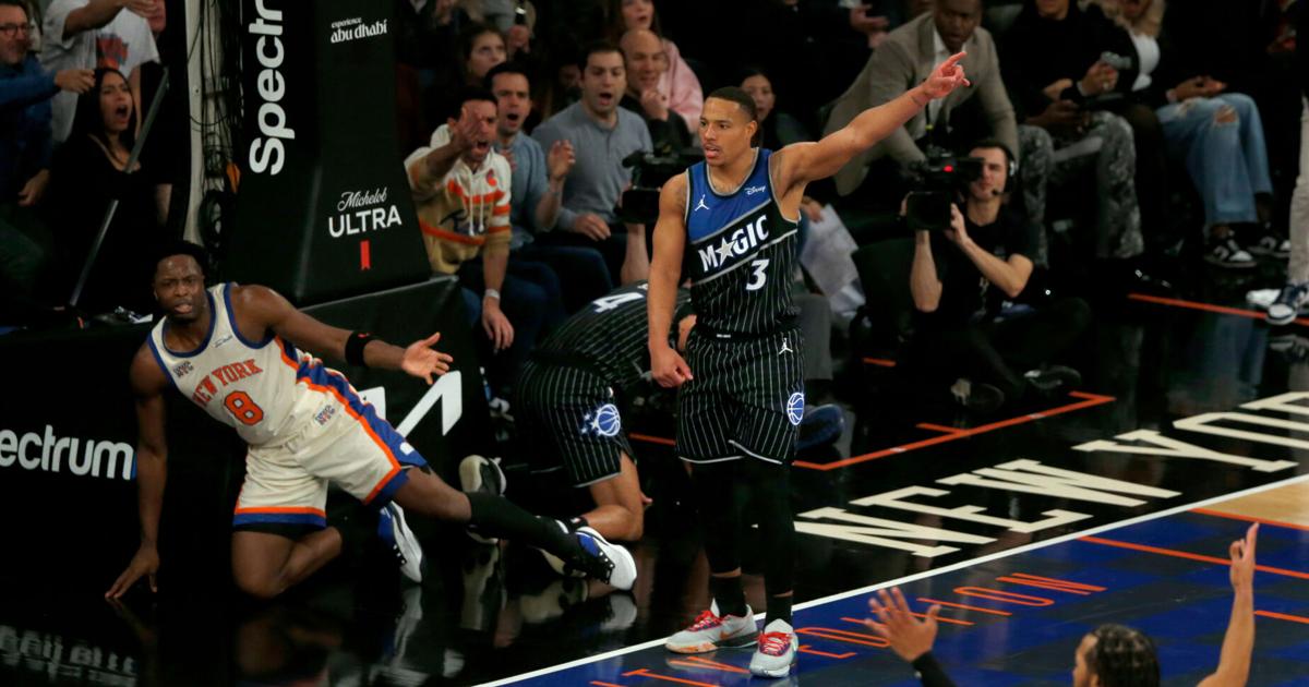 NBA fines Magic's Bane $35K for throwing ball at Knicks's Anunoby |